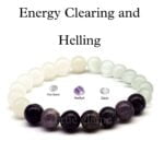 Crystal bracelet. Crystal healing bracelet. Healing crystal bracelet for Anxiety, grief, protection, good luck. Crystal support bracelet